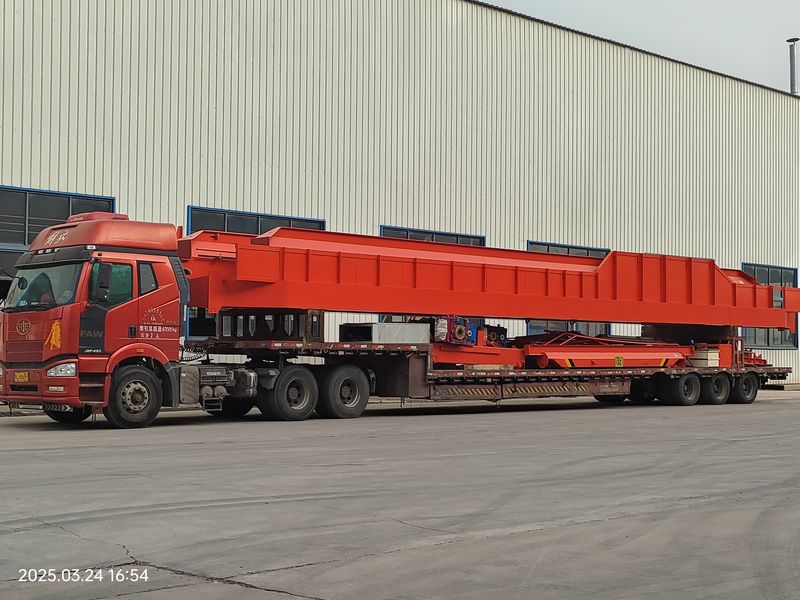 通用橋式起重機(jī) QDXX32/5t—19.5m 電動單梁橋式起重機(jī) 2臺 LD10t—16.5m 制作完成，發(fā)往河北石家莊交付客戶使用。